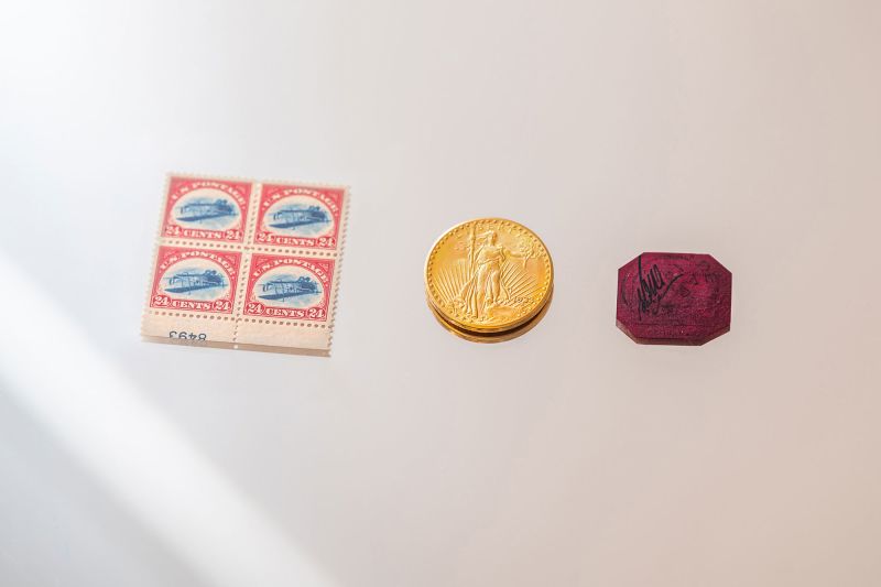 Rare stamps and a US coin could fetch 37 million at auction CNN