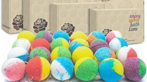 Inteye Organic Bath Bombs, Set of 24