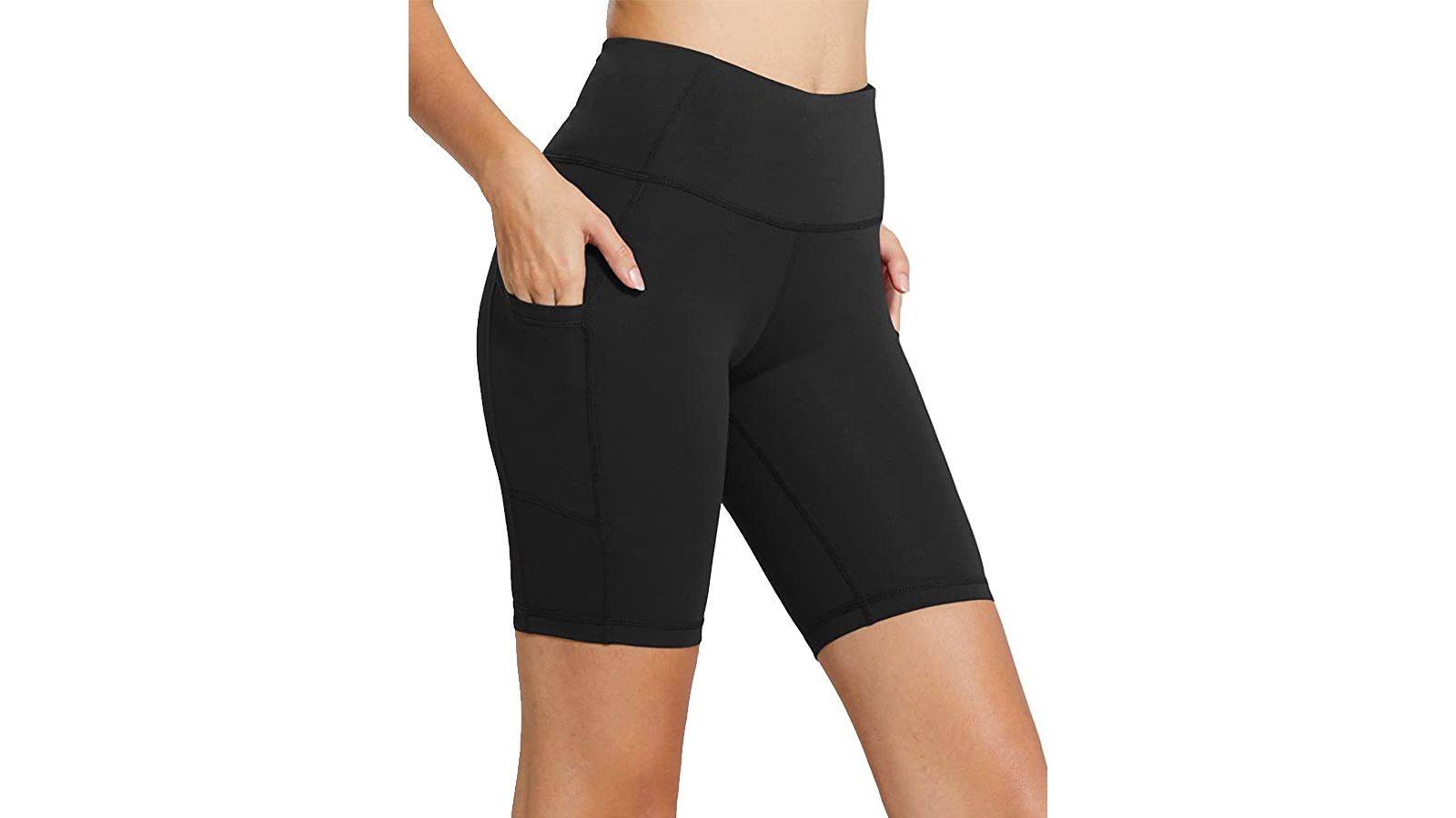 UUE Biker Shorts for Women High Waist Yoga Shorts with Pockets