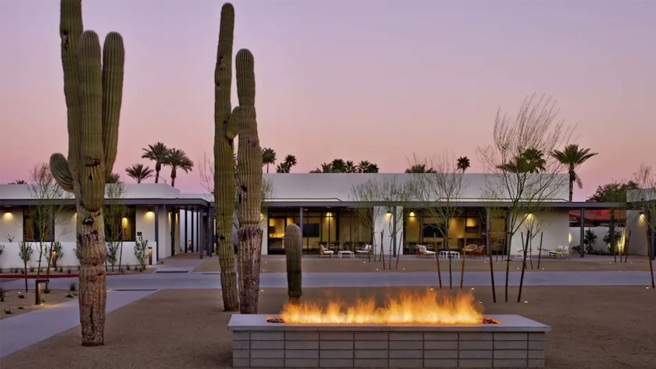 The restaurant at the Andaz Scottsdale Resort & Bungalows offers Dinner With your Dog on the patio with amazing views and a specialty doggie menu.