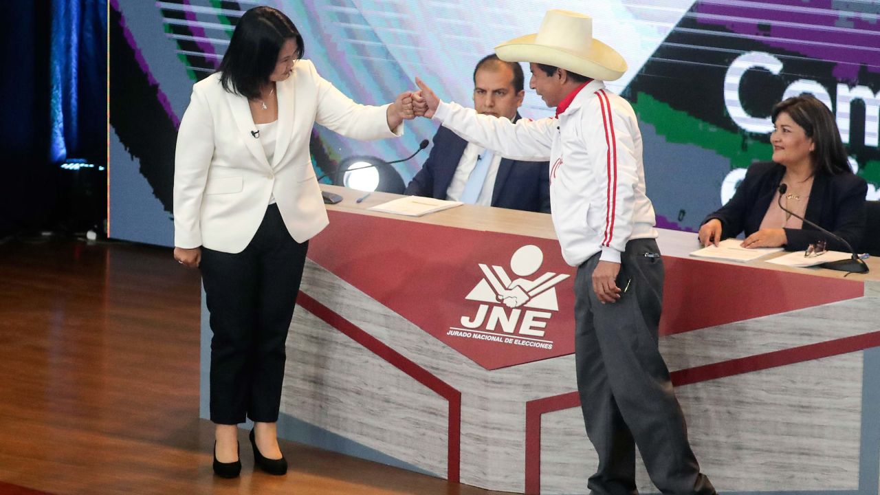 The candidates debated each other on May 30 in the city of Arequipa.
