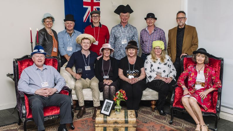 <strong>Tracing time:</strong> A number of Australians and New Zealanders can trace their ancestry to immigrants (and convicts) who arrived on the Edwin Fox. The descendants in this photo gathered in 2019.