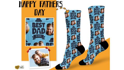 FabSwag Best Dad Ever Socks
