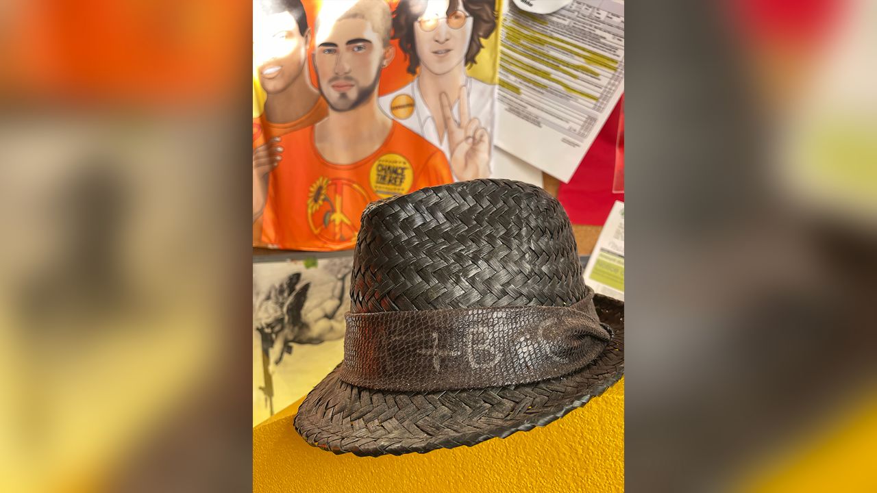 Manuel Oliver's son Joaquin, who was killed in the Parkland school shooting, used to wear this "Magic Hat" while studying.