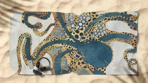Underwater dream beach towels