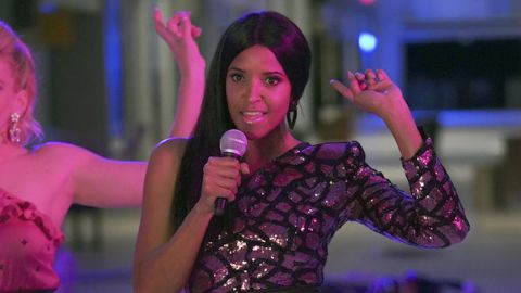 Reneé Elise Goldsberry in the Peacock series 'Girls5eva' (Heidi Gutman/Peacock)