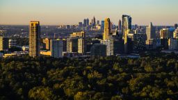 Buckhead, with Atlanta in the background