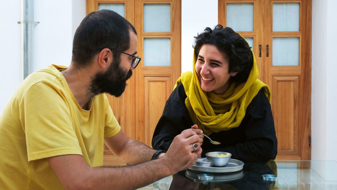 Architect Tahereh Mokhtarpour and her partner, Manouchehr
Peyvand Heydari, run Joybar Boutique Hotel in Esfahan.