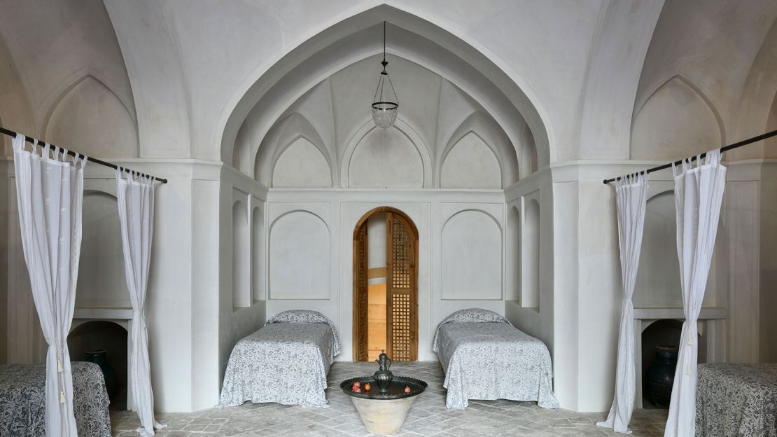 Manouchehri House is a renovated 19th-century mansion in Kashan.
