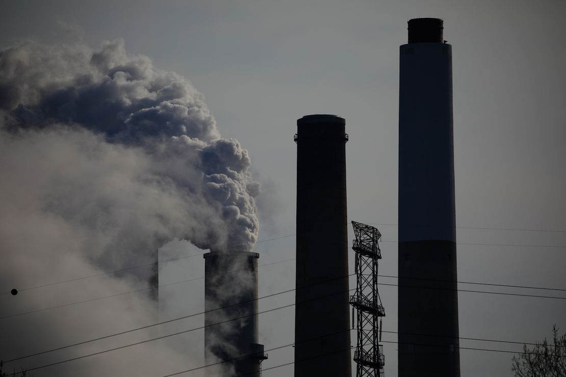 Emissions rise from a power plant in Kentucky.