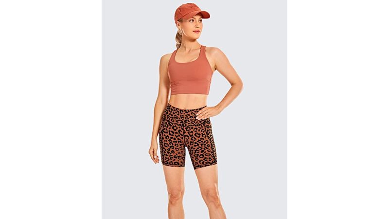 Crz yoga high clearance waisted biker shorts