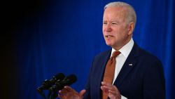 US President Joe Biden speaks about the May jobs report on June 4, 2021, at the Rehoboth Beach, Delaware, Convention Center. - The US economy added 559,000 jobs in May and the unemployment rate dipped to 5.8 percent, the Labor Department said on June 4, 2021, as Covid-19 vaccines helped businesses reopen and rehire. (Photo by JIM WATSON / AFP) (Photo by JIM WATSON/AFP via Getty Images)