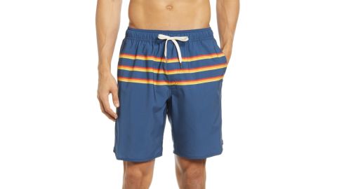 Fair Harbor The Anchor Stripe Swim Trunks