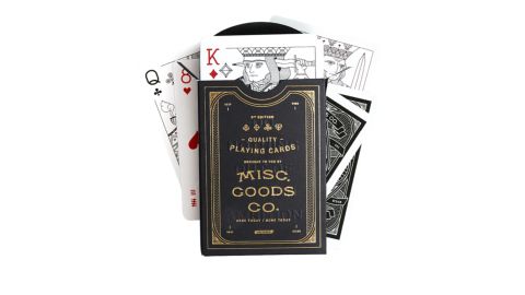 Misc. Goods Co. Black Playing Cards Deck