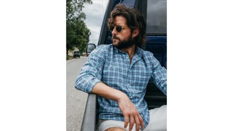 Faherty The Movement Check Button-Up Shirt