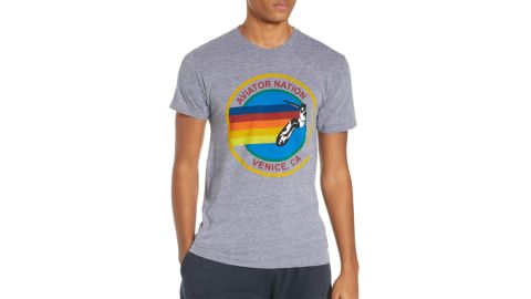 Aviator Nation Rainbow Logo T-Shirt