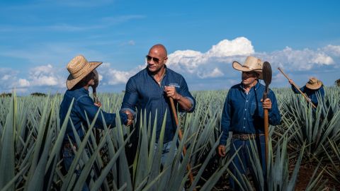 Dwayne Johnson in Mexico meeting with some of the farming partners behind his Teremana tequila.