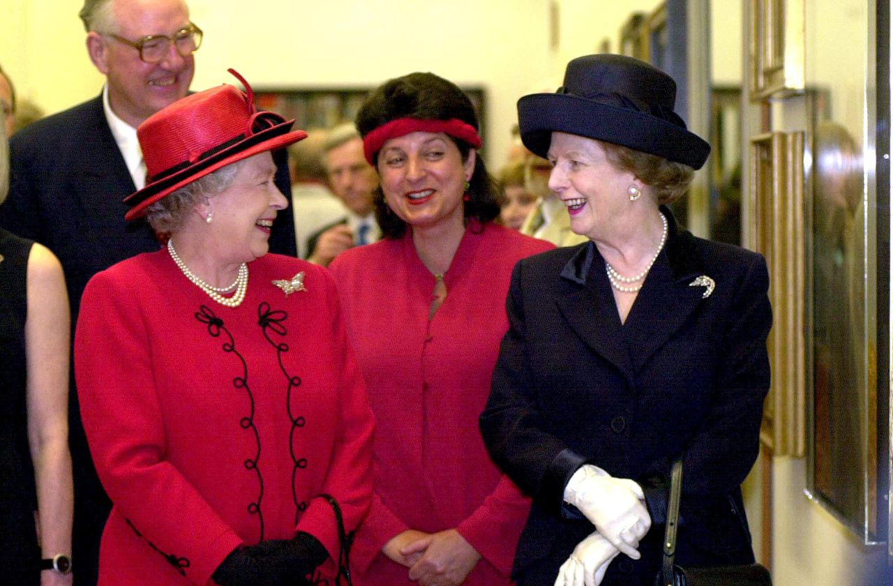 <strong>Margaret Thatcher (1979-1990):</strong> While Thatcher and the Queen were the closest in age, Thatcher kept their encounters strictly professional, formal and famously stiff. The "Iron Lady," as she became known, reportedly had a tense relationship with the monarch during their traditional weekly meetings. Thatcher also viewed her annual visits to the royal home in Balmoral as interrupting her work. But despite this, Thatcher is said to have been incredibly respectful of the Queen and eventually became her longest serving prime minister.