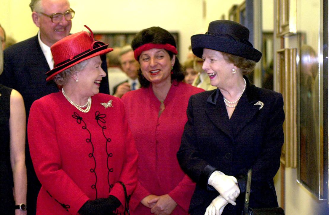 UNF 08 Queen Elizabeth Prime Ministers Margaret Thatcher