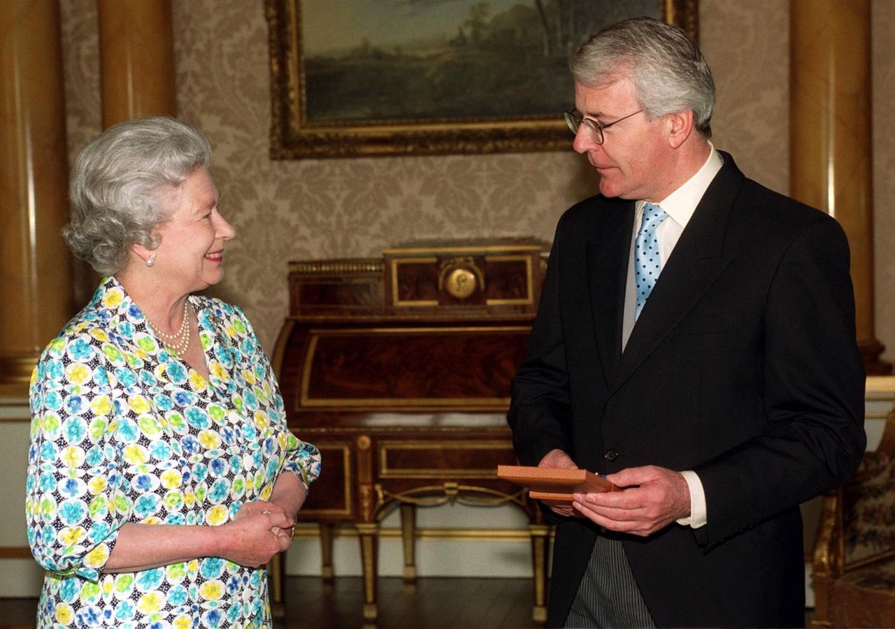 <strong>John Major (1990-1997):</strong> John Major and the Queen provided mutual support for one another during his leadership. They shared many crises together — him the Gulf War and economic downturns, her a fire at Windsor Castle and the marital problems of her son Charles, the Prince of Wales, and his wife, Diana.