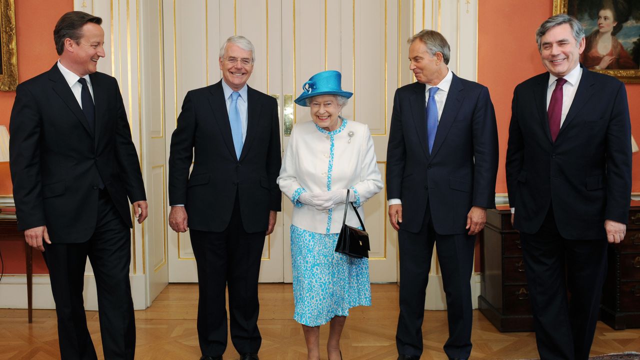 UNF Queen Elizabeth Prime Ministers Cameron Major Blair Brown