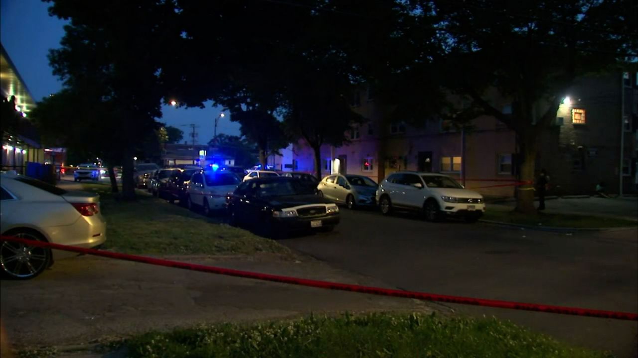Eight people were wounded in a shooting early Sunday in Chicago's Burnside neighborhood.