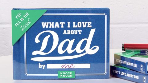 Knock Knock "What I Love About Dad" Fill-in-the-Blank Journal