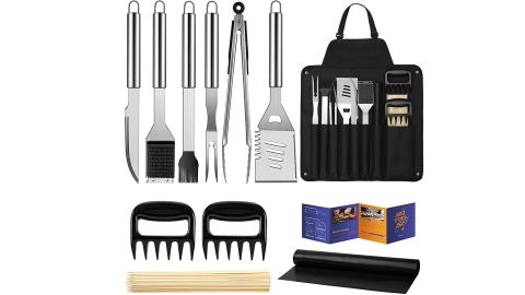 Veken BBQ Grill Accessories Kit With Storage Apron