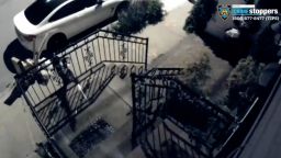 The NYPD has released video showing a male approaching a house in the Far Rockaway neighborhood of Queens Saturday night and shooting multiple rounds through a stair railing before fleeing. The police have asked the public for help in identifying the male in connection to the fatal shooting, in which a 10-year-old boy was shot and pronounced dead at a nearby hospital.