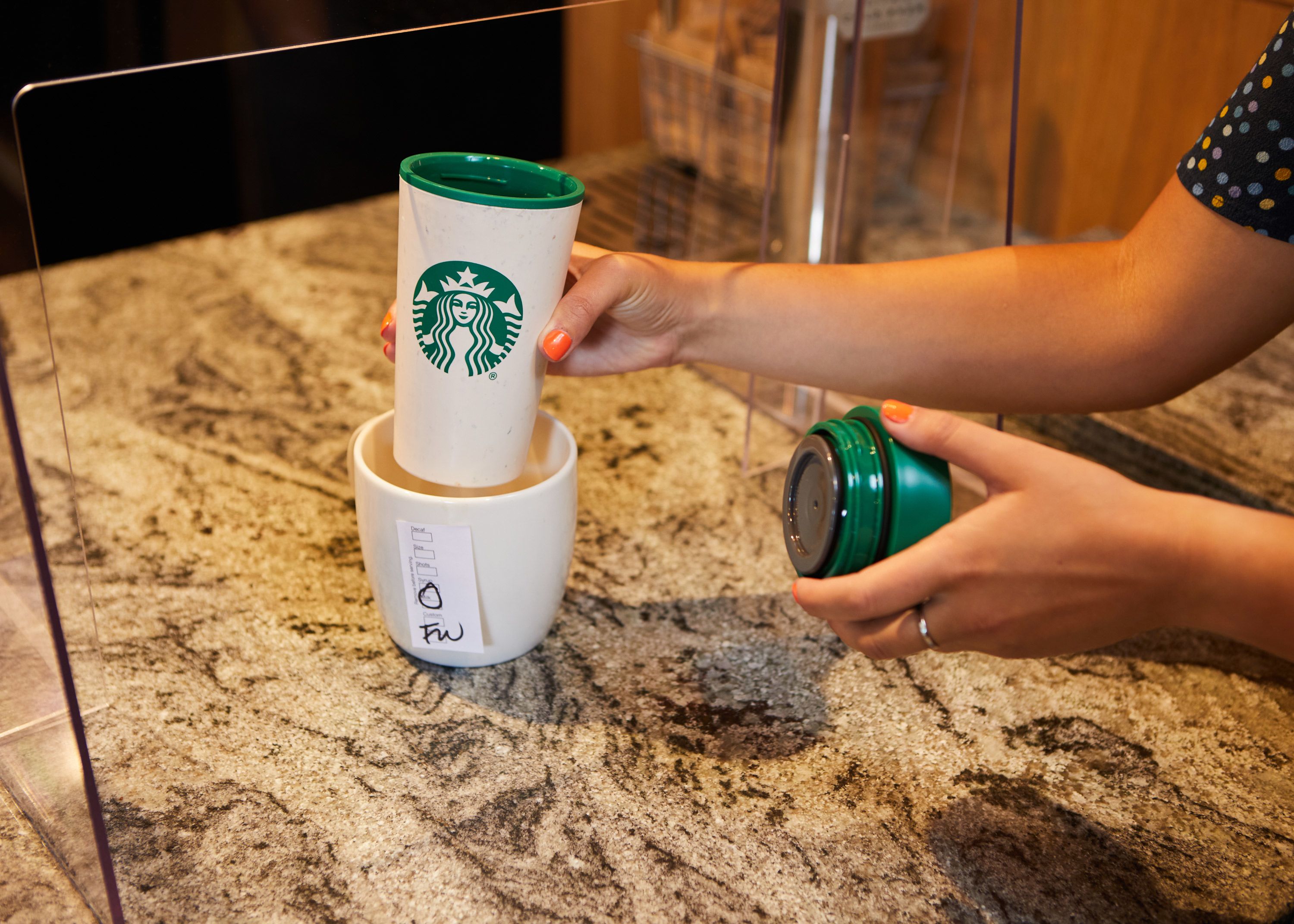 Starbucks is letting people bring in their own mugs again