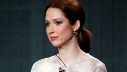 PASADENA, CA - JANUARY 07:  Ellie Kemper speaks about the "The Unbreakable Kimmy Schmidt" during the Netflix TCA Press Tour at Langham Hotel on January 7, 2015 in Pasadena, California.  (Photo by Mark Davis/Getty Images for Netflix)