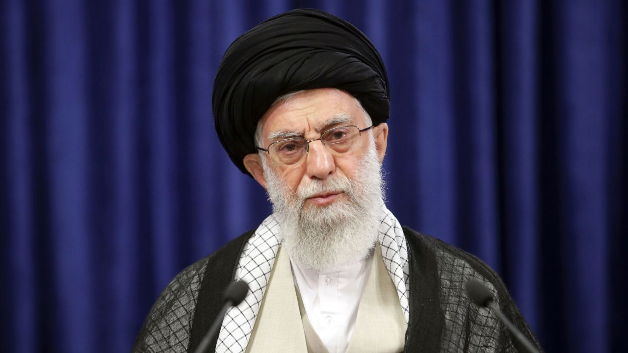 Iranian Supreme Leader Ayatollah Ali Khamanei speaks in Tehran on June 4.