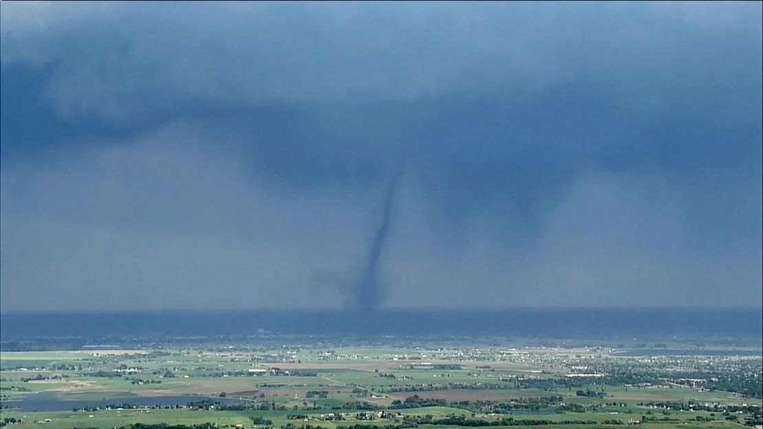 KMGH captured this aerial view of the tornado.