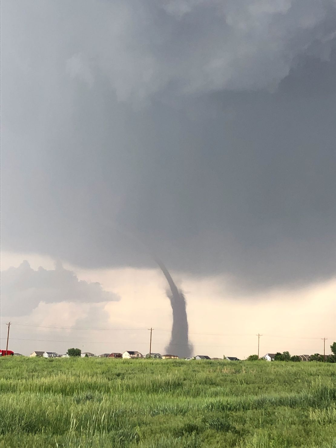 A National Weather Service employee took this photo of the tornado.