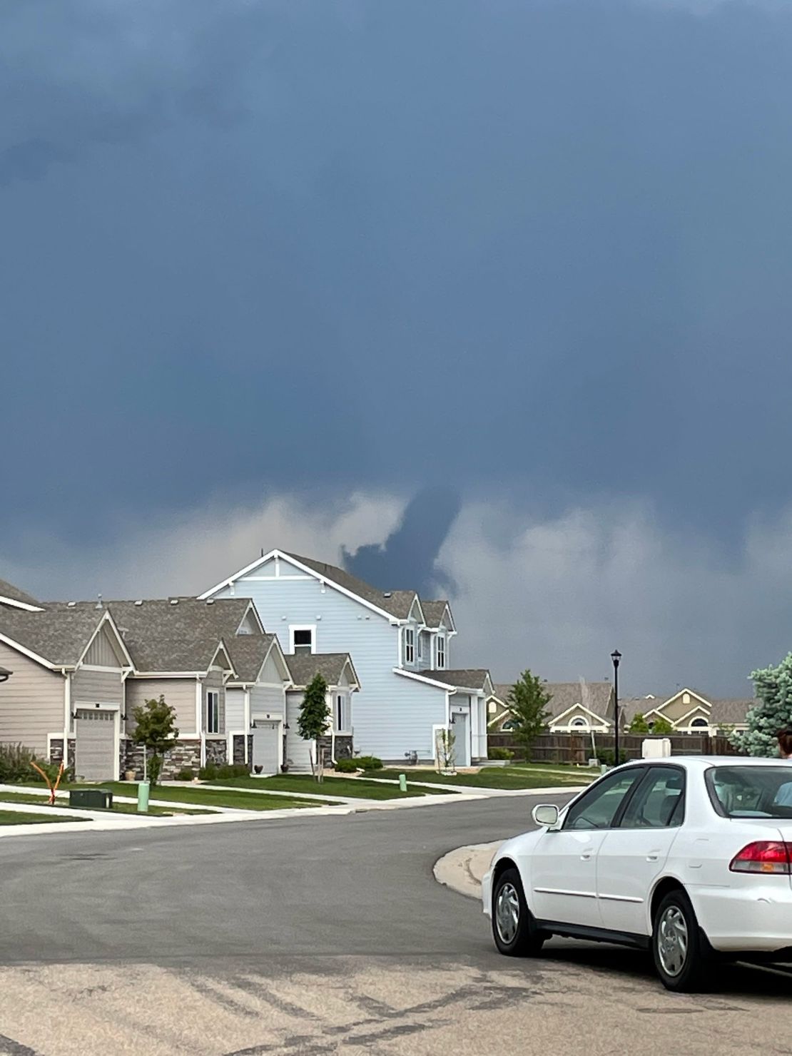 A National Weather Service employee snapped this photo of the tornado.