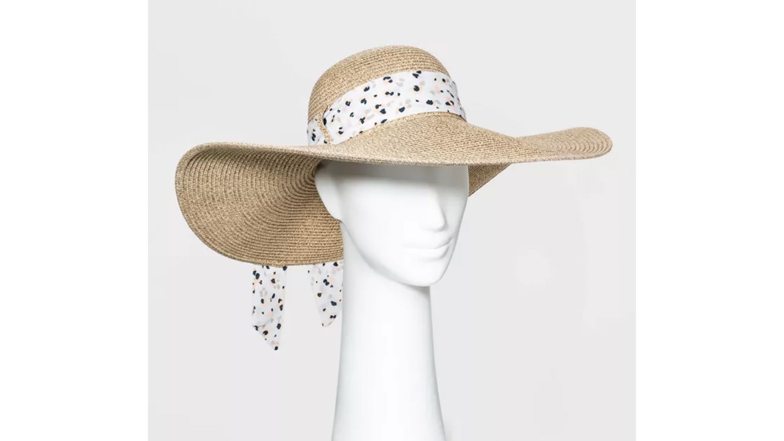 Bishilin Womens Straw Hat Wide Brim Floppy Beach Cap Wooden-Ear Flower Beach Hat Travel Women 