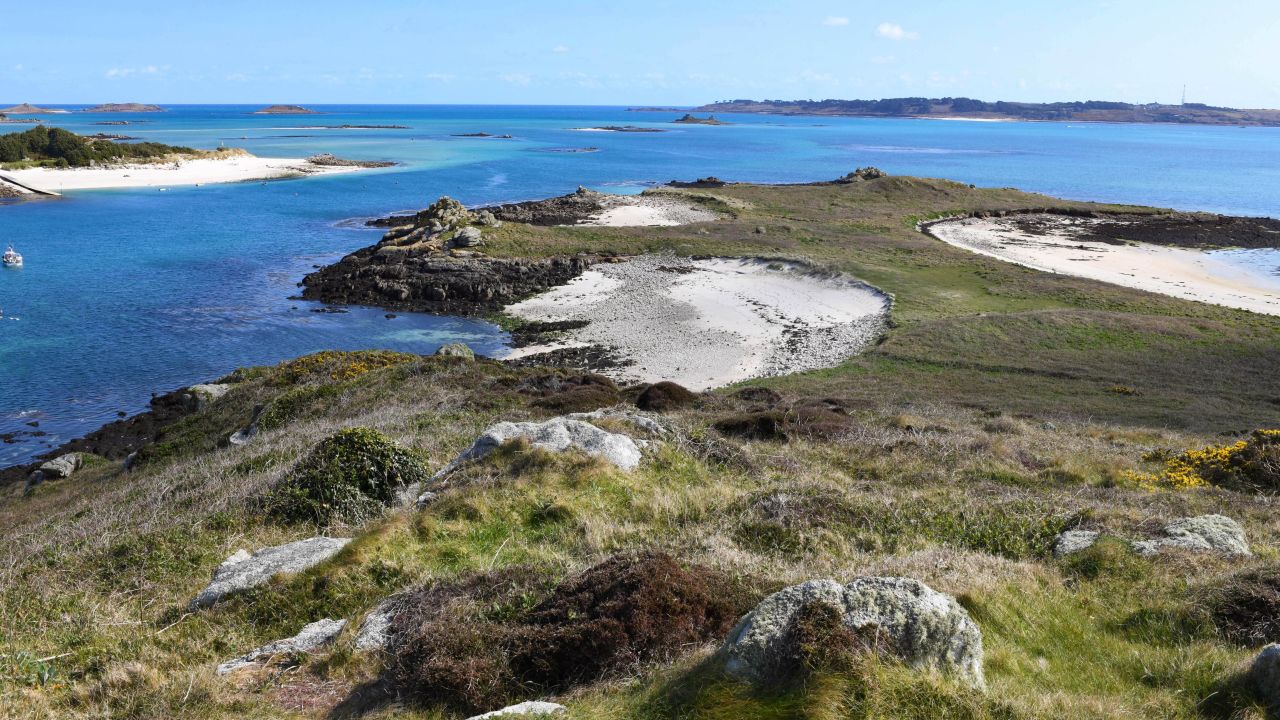 The Scillies have a climate that's typically more temperate than the rest of the UK. 