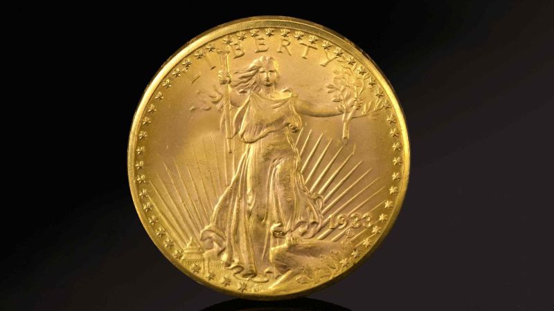 Rare Double Eagle gold coin sells for a record 18.9M CNN