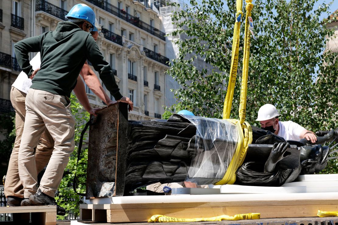 After Independance Day, it will be installed outside the French Ambassador's residence in Washington, D.C. on Bastille Day -- July 14.