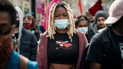 Aima is one of Britain's most prominent Black Lives Matter activists.