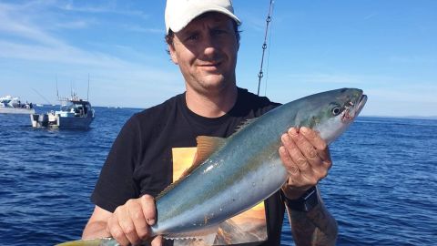 Myhill's stepfather, Matt (pictured), was also injured in the incident.