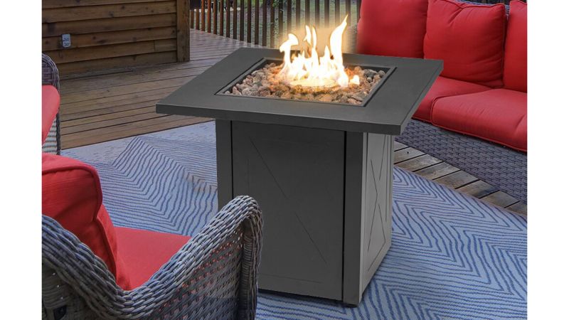 small deck propane fire pit