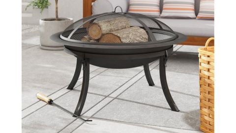 Gloucester Steel Wood-Burning Outdoor Fire Pit