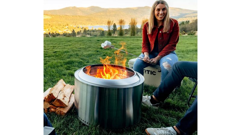 belle stone fire pit