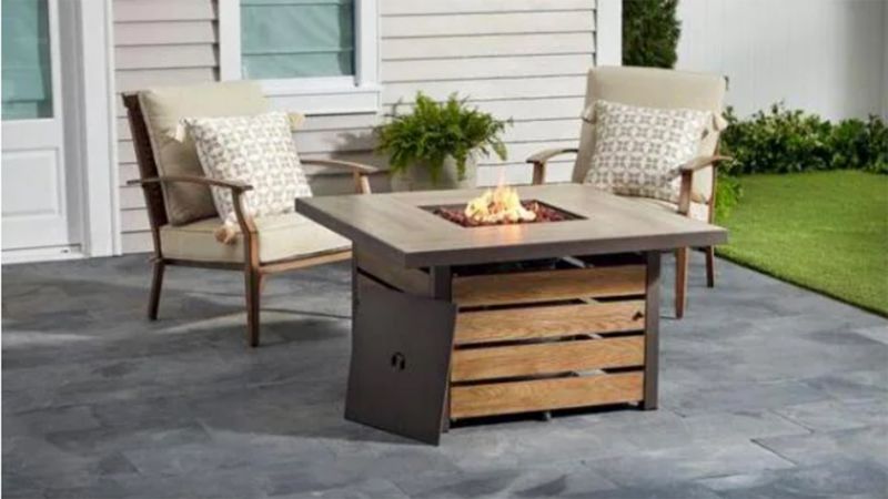 best round fire pit table