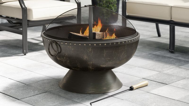 best round fire pit table