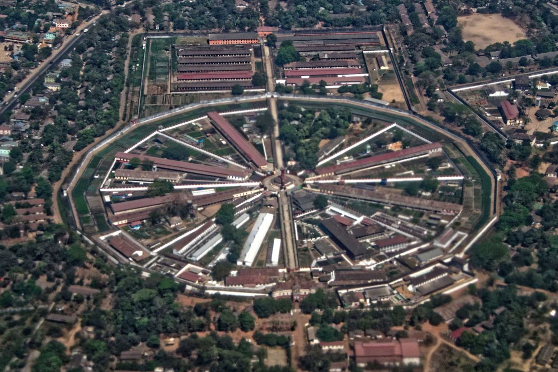 The Insein jail in Yangon with about 10,000 detainees, is Myanmar's largest jail. 