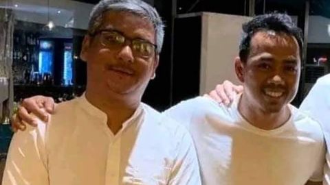 Nathan Maung (left) and Hanthar Nyein (right) are being held in Insein Prison.