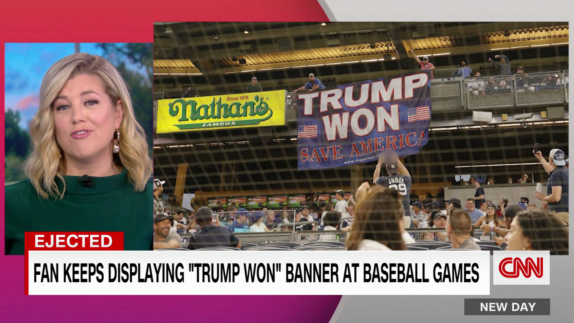 Fans ejected from Miami Marlins game for 'Proud Boys' and 'Trump Won'  banners: report