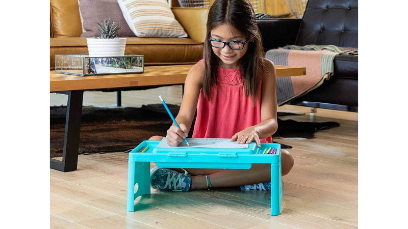 pillow lap desk with storage